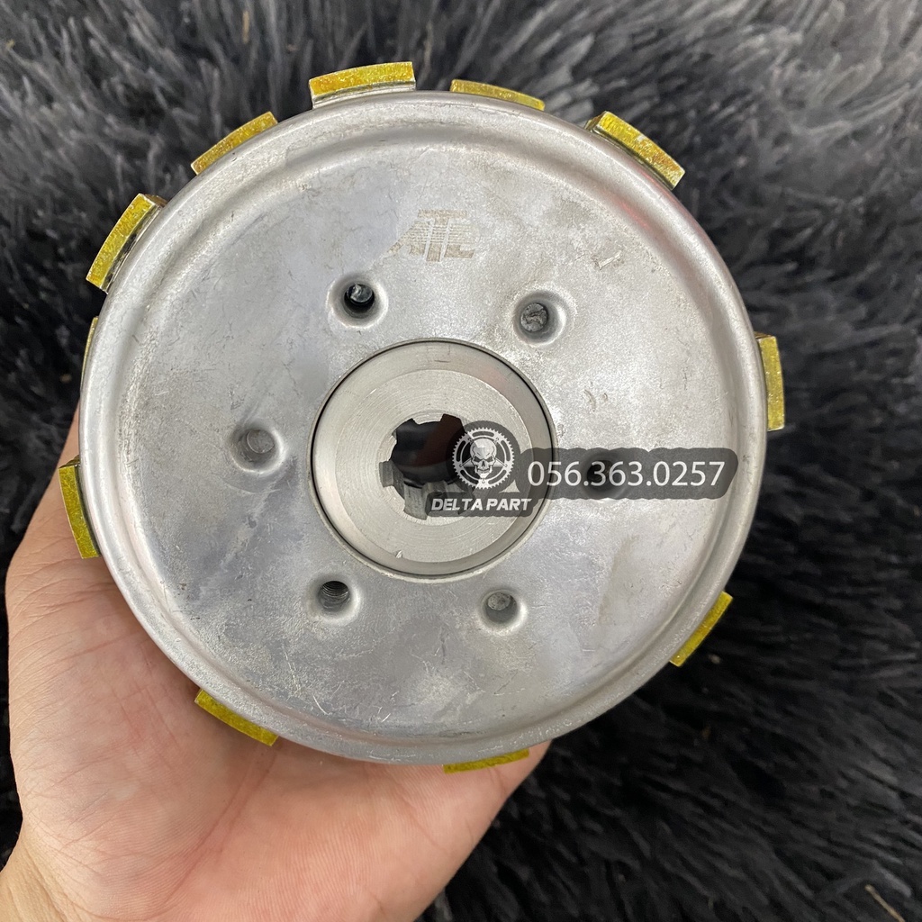 Bộ nồi độ drem wave 6 lò xo đầy đủ lá côn lá sắt và lò xo ATWE Racing