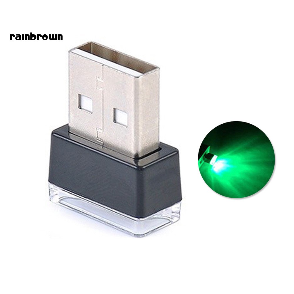 Đèn LED giắc USB trang trí nội thất xe ô tô tiện dụng