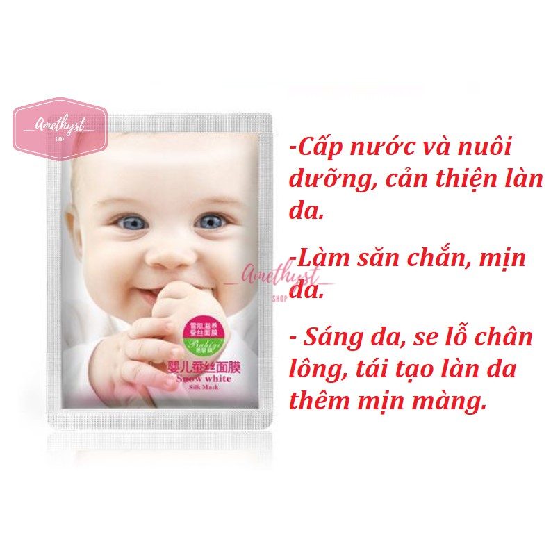 COMBO 20 Miếng Mặt Nạ Dưỡng Da Babiqi Moisturizing Baby Skin Mask