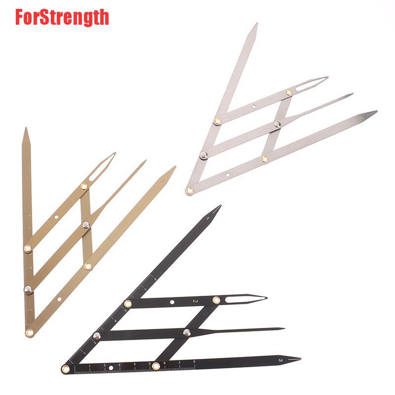 (hàng Mới Về) Thước Đo Lông Mày Bằng Thép Không Gỉ Màu Vàng Đồng Tiện Dụng | BigBuy360 - bigbuy360.vn