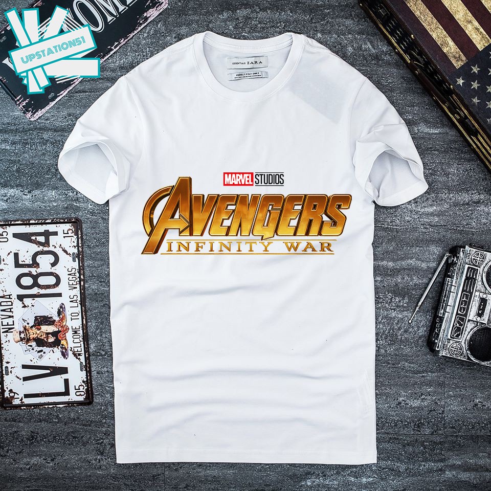 Áo thun ngắn tay Avengers áo thun marvel studio 4