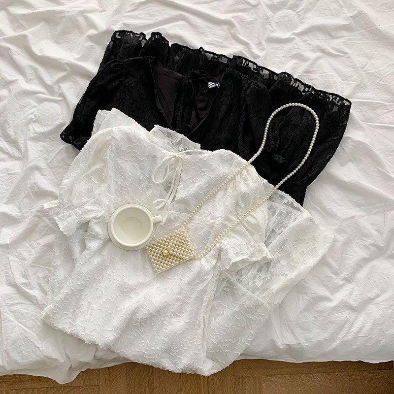 Đầm đuôi cá cổ V ulzzang 21062
