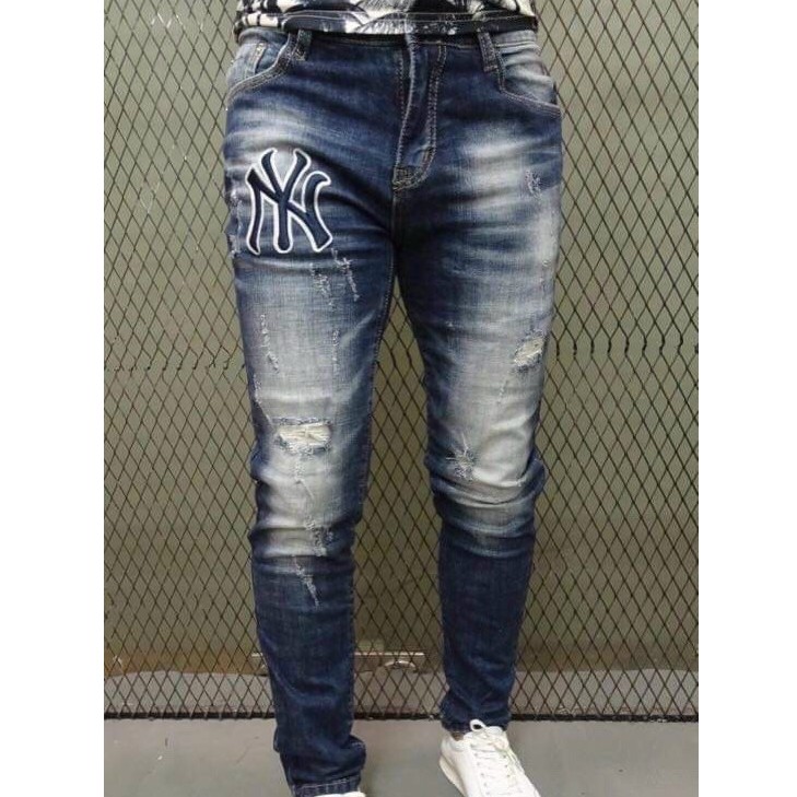 quần jean nam thêu mẫu mới có size đại