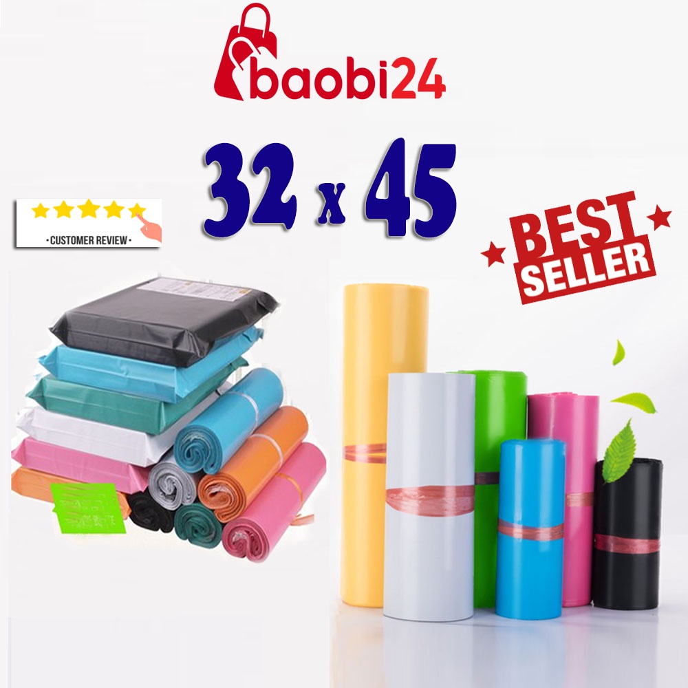 [Mã BMBAU50 giảm 10% đơn 99k] (Sỉ 32x45 cm) Baobi24 Túi Gói Hàng Niêm Phong - Rẻ nhất thị trường cuộn 100 túi