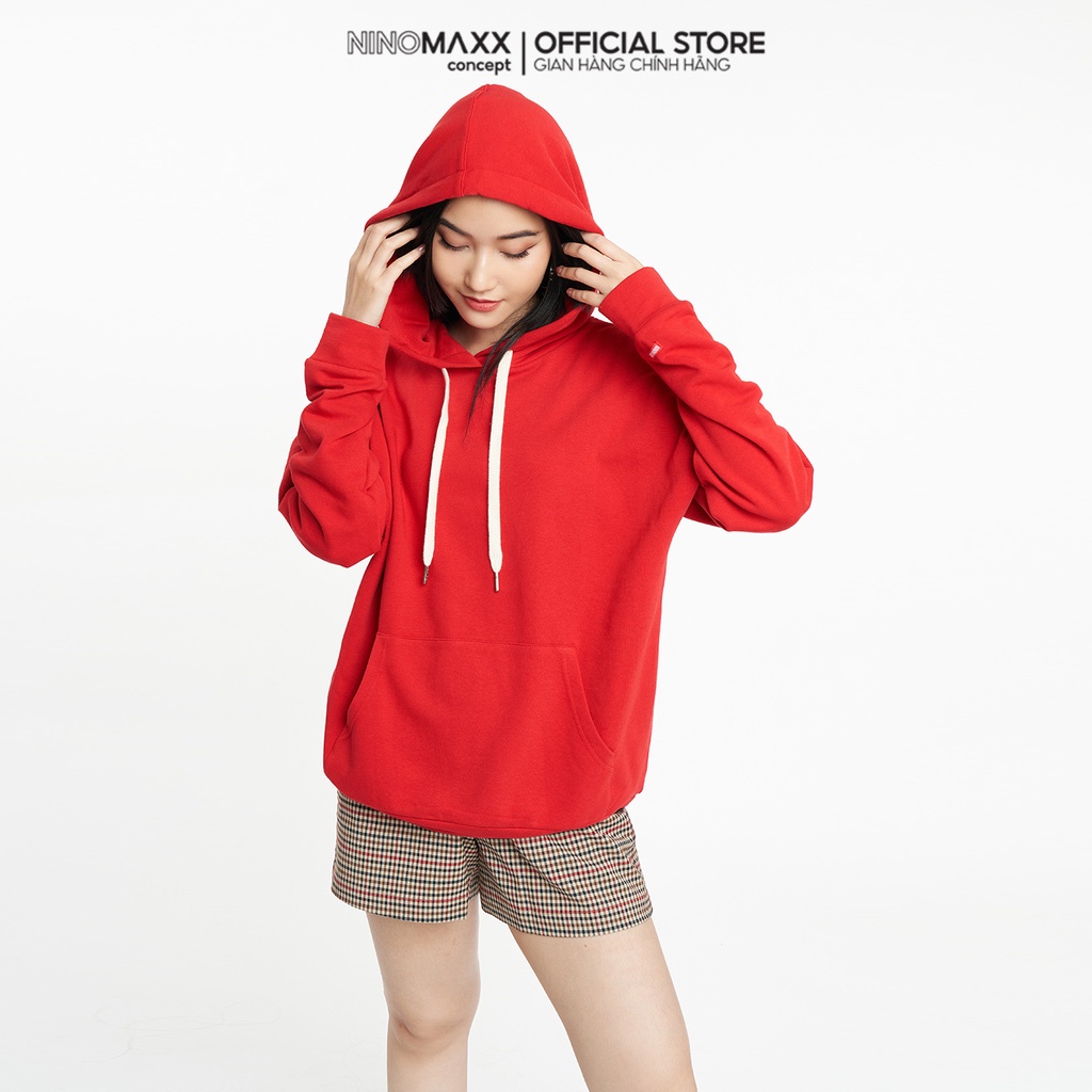 NINOMAXX Áo hoodies Nữ tay dài chất liệu cotton 2204013