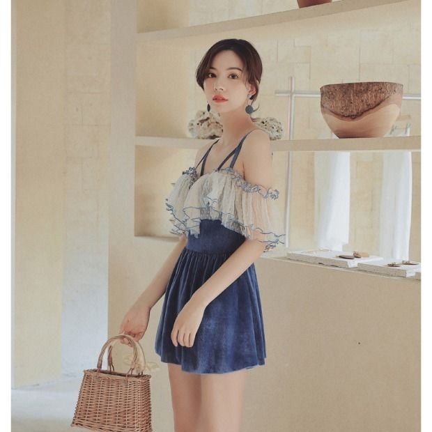 Bộ Đồ Bơi Thiết Kế Quyến Rũ Thời Trang Mùa Xuân Hàn Quốc | BigBuy360 - bigbuy360.vn