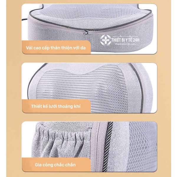 Máy Massage Lưng, Máy Massa Xoa Bóp Hồng Ngoại Cao Cấp Beame V56