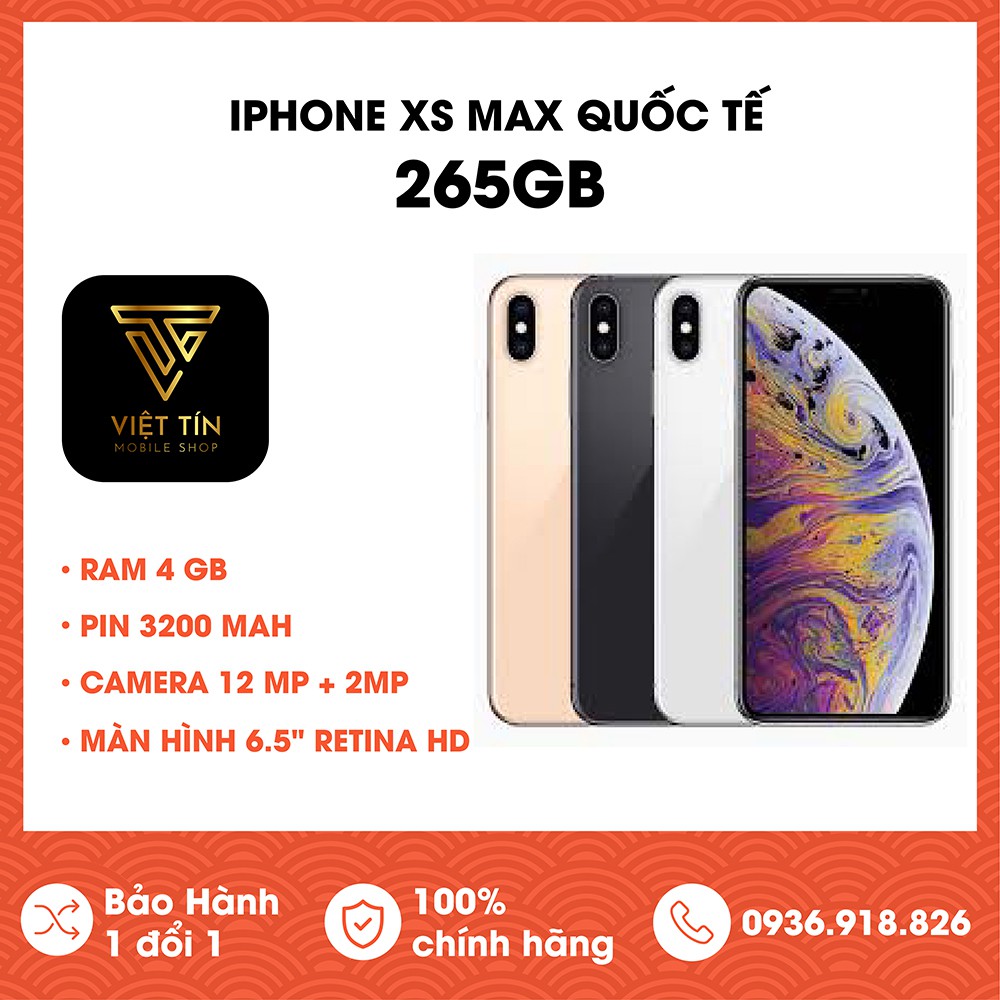 Điện Thoại iPhone XS Quốc Tế 256GB và 64GB