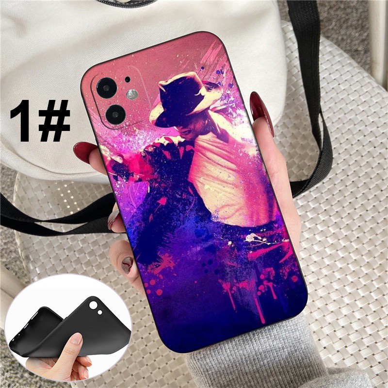 iPhone XR X Xs Max 7 8 6s 6 Plus 7+ 8+ 5 5s SE 2020 Soft Silicone Cover Phone Case Casing GR79 Michael Jackson