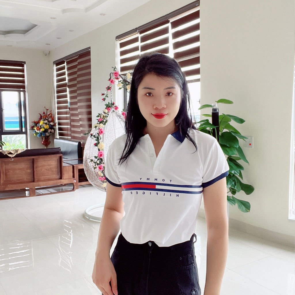 Áo Phông Polo nữ Tommy cổ bẻ mẫu mới siêu hot 2022 không đẹp hoàn tiền