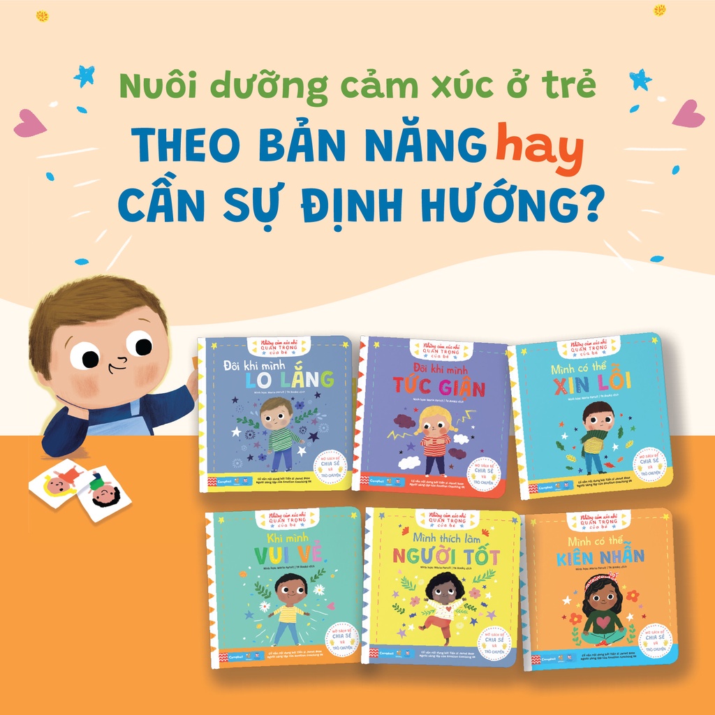 Sách lật mở chuyển động - 8 cuốn những cảm xúc nhỏ quan trọng của bé (0 - 6 tuổi)