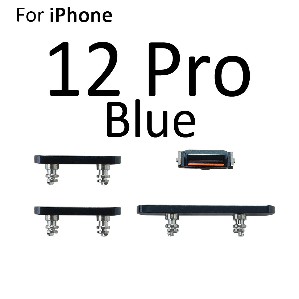 Bộ phụ kiện thay thế nút bấm nguồn âm lượng cho iPhone 12 mini 12 Pro Max