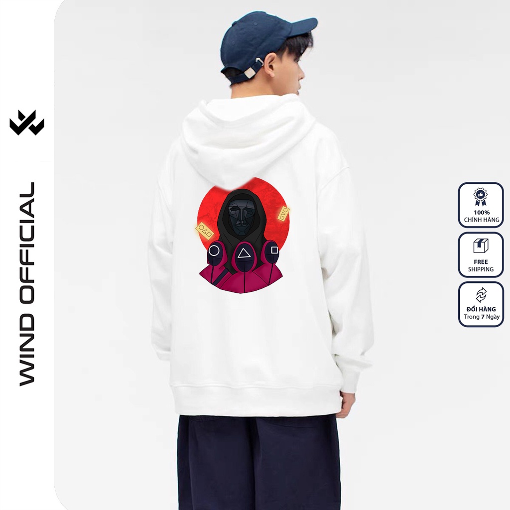 Áo khoác hoodie nữ WIIS unisex form rộng nam nữ nỉ Ngẫu Nhiên thử sự may mắn oversize