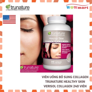 Viên uống bổ sung Collagen Trunature Healthy Skin Verisol Collagen 240 viên