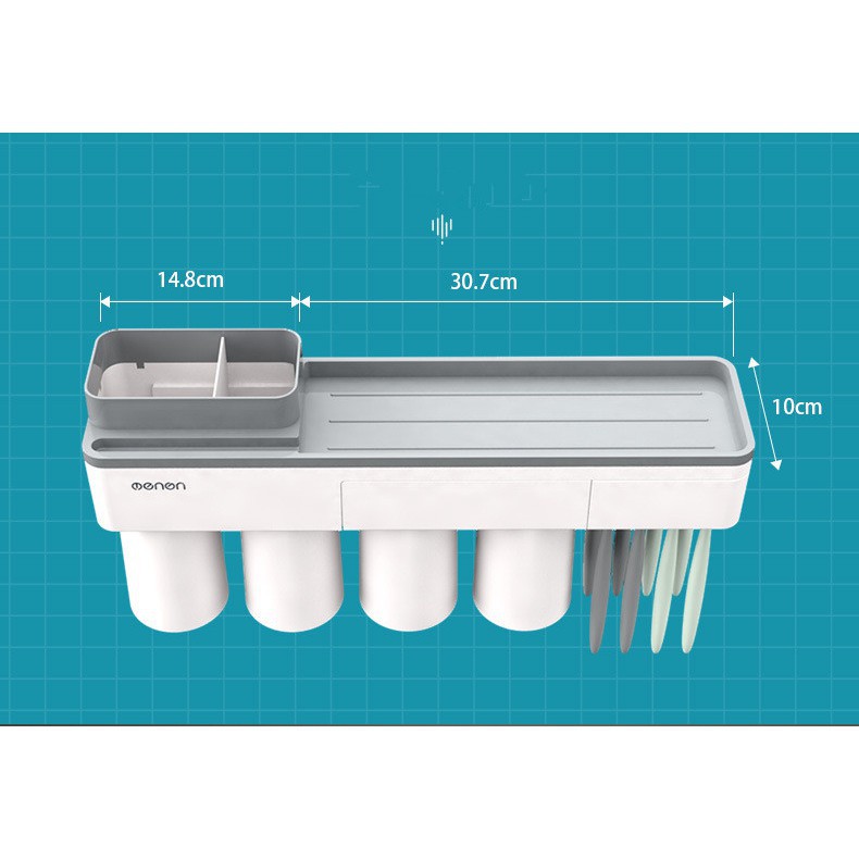 Oenen Giá đựng bàn chải đánh răng và đồ dùng phòng tắm đa năng