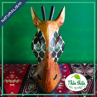 Mặt Nạ Gỗ trang trí nhà cửa handmade (8 mẫu) Indonesia