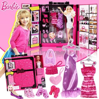 Búp be Barbie Kèm Tủ Đồ siêu đẹp