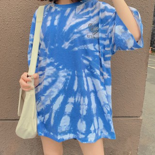 Áo Thun Tie Dye Heart Unisex