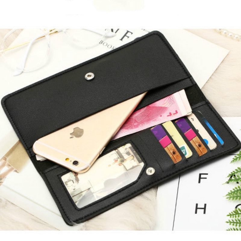 Ví Da Dáng Dài Phong Cách Âu Mỹ Thời Trang Dành Cho Bạn Nữ IELGY