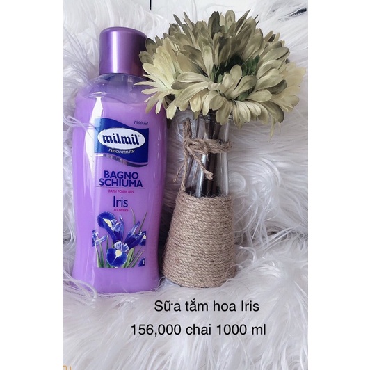 Sữa tắm tinh dầu nước hoa/ Sữa tắm hoa iris 1000 ml