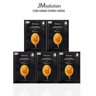 Combo 5 Mặt Nạ JMsolution Honey Luminous Royal Propolis Săn Chắc Da 30ml/miếng