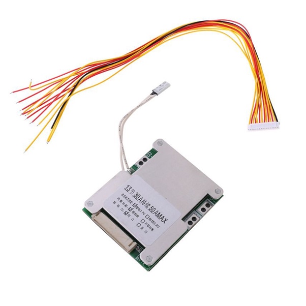 Mạch Cân Bằng Pin Lithium Wer Bms 13s 48v 50a 18650 Li-Ion