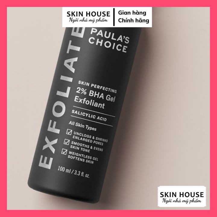 Tẩy tế bào chết Paulas Choice Gel BHA 2% - Paula's Choice 2040 Skin Perfecting 2% BHA Gel 100ml