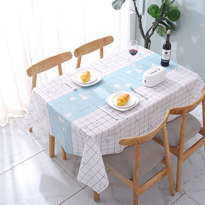Khăn Trải Bàn Hình Chữ Nhật Chống Thấm Nước Phong Cách Bắc Âu Ốp