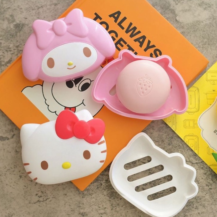 Khay Đựng Xà Phòng Kitty Dễ Thương