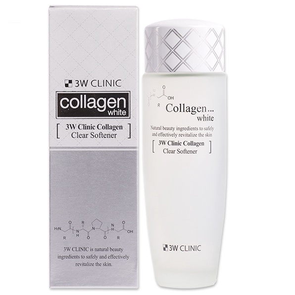 Sữa Dưỡng Trắng Cẩp Am, Xóa Thâm Xạm, Dưỡng Mềm da Collagen 3W Clinic Hàn quốc 150ml/Hộp