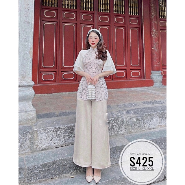 BIGSIZE Set lam hoa nhí S425