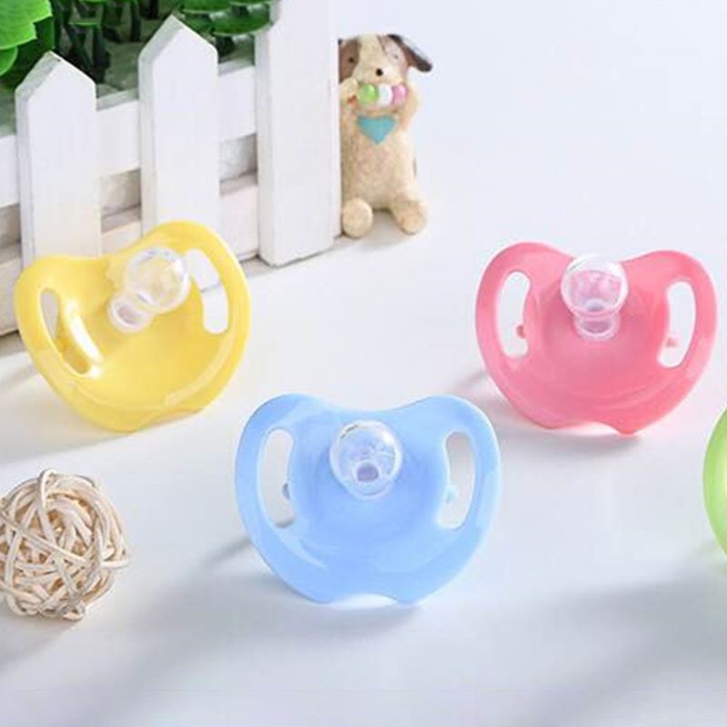 Núm Vú Silicone Đầu Tròn Phẳng Cho Bé Sơ Sinh