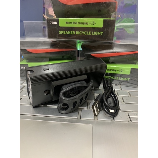 Đèn xe đạp siêu sáng 2 đèn nhiều tính năng. Bóng Led full chức năng sạc USB tiện dụng. Hàng chính hãng cao cấp.