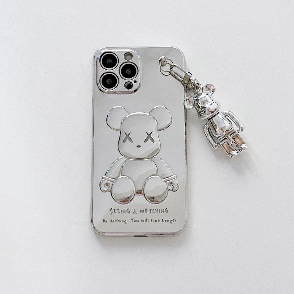 Ốp điện thoại hình gấu đáng yêu cho IPHONE 11 12 13 PRO XS MAX 7 8 PLUS XR 13PRO 11PRO 12PRO MAX 7+ 8+