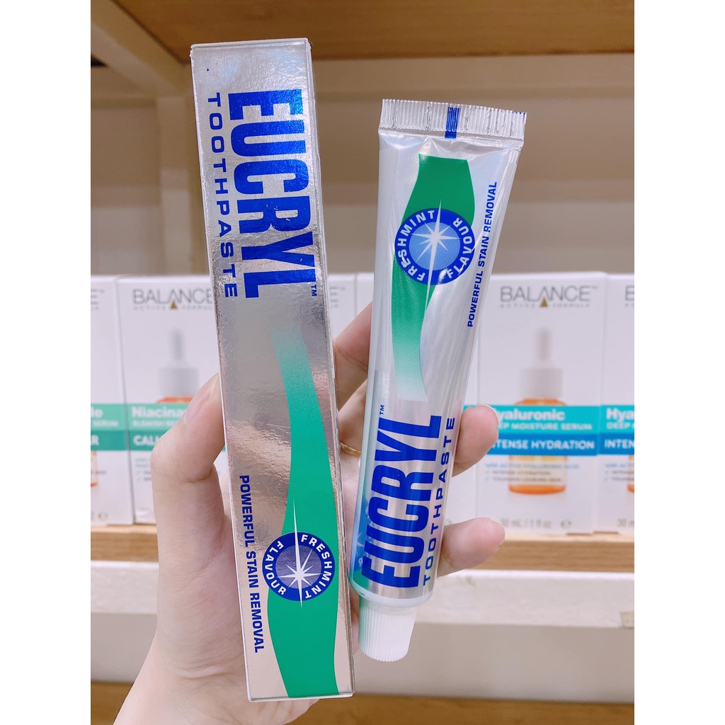 Kem Đánh Trắng Răng Eucryl Toothpaste