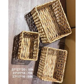 Giỏ bèo chữ nhật