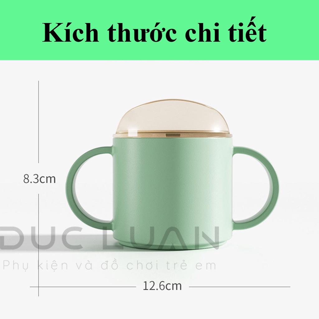 Cốc tập uống chống sặc cho bé từ 1 tuổi - cốc tập uống có tay cầm cho bé