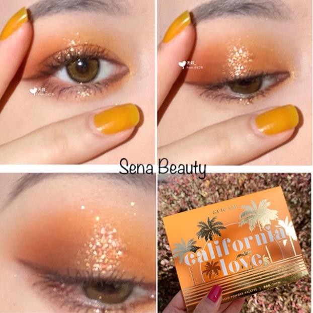 Bảng Phấn Mắt Nhũ Guicami Moondurst Vàng California