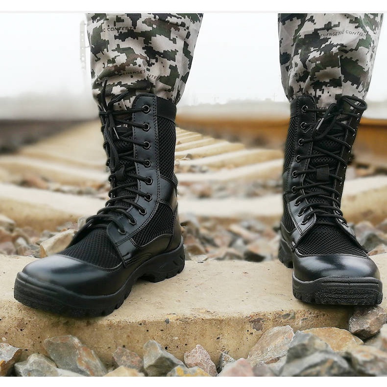 ✩Giày Boot LÍNH MỸ Cao Cổ Phong Cách Quân Đội⚘
