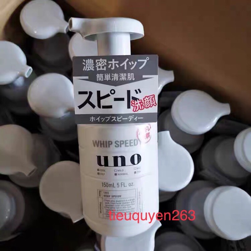 Sữa rửa mặt kiểm soát dầu UNO whip speedy 150ml