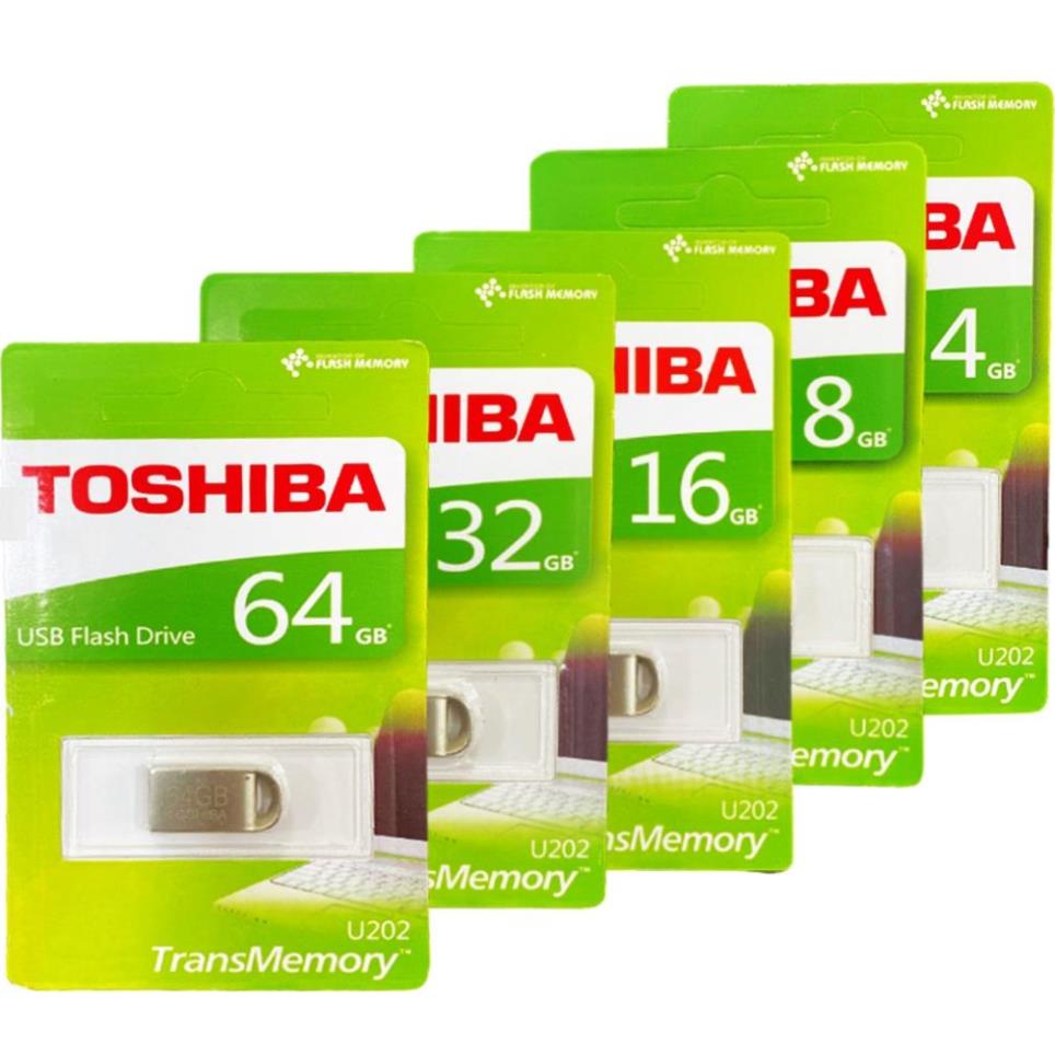 Usb 64gb/32gb/16gb/8gb/4gb Siêu Nhỏ Toshiba U22 Lưu Trữ Dữ Liệu, Chống Nước, Vỏ Kim Loại