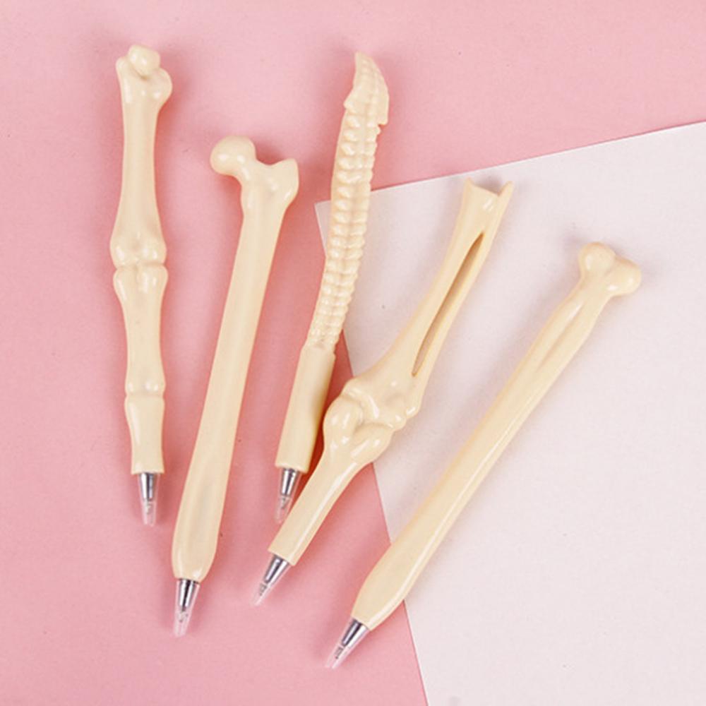ELEGANT Set 4 Bút Bi Ngòi 0.5mm Hình Khúc Xương Độc Đáo