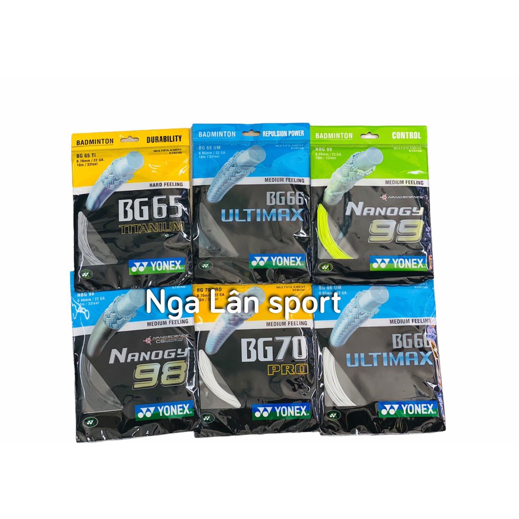 DÂY CƯỚC CĂNG VỢT CẦU LÔNG YONEX LUYỆN TẬP-GIAO MÀU NGẪU NHÊN