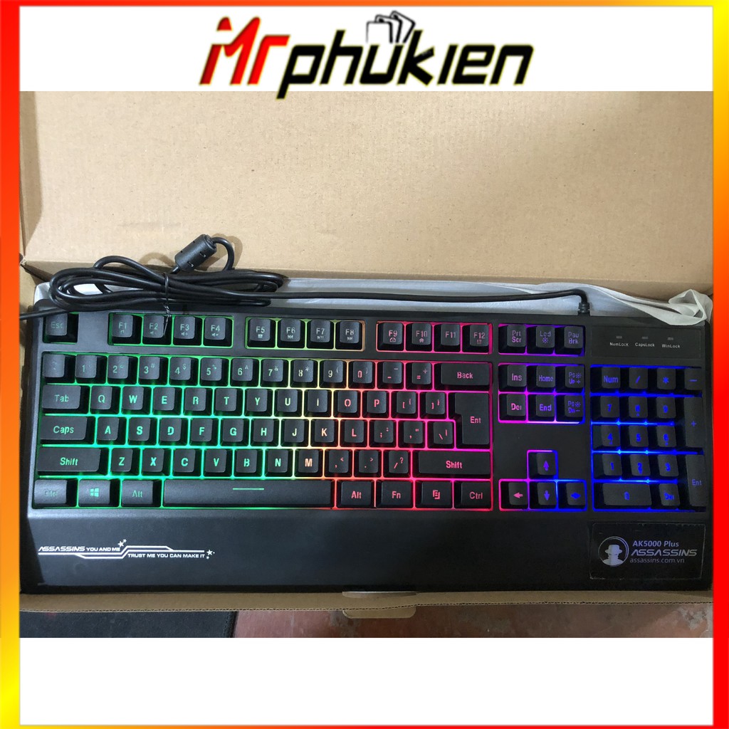 BÀN PHÍM GAMING HACKER AK5000 - MrPhukien ASSASSINS