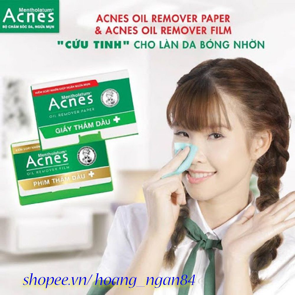 Giấy Thấm Dầu Acnes Oil Remover Paper Hana18 cam kết 100% chính hãng | BigBuy360 - bigbuy360.vn