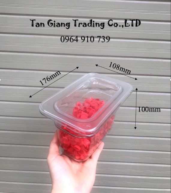 Khay nhựa đựng topping trà sữa, chè