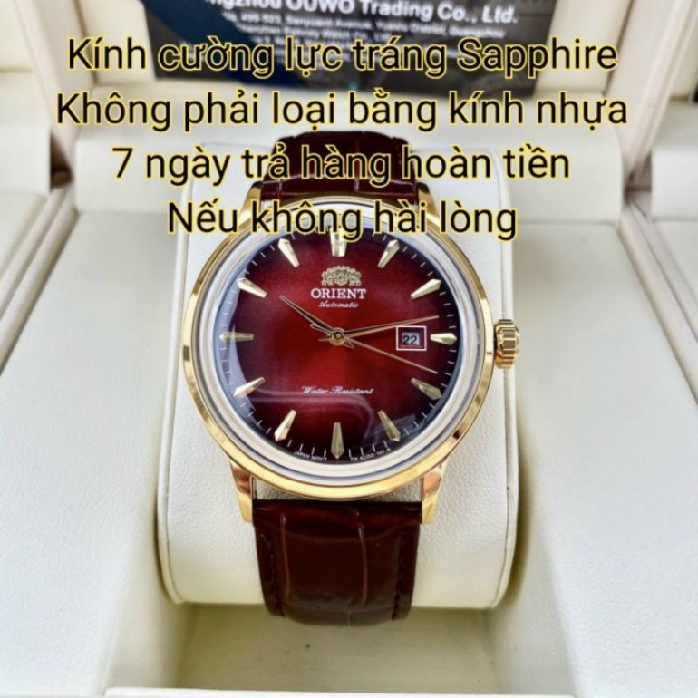 Đồng Hồ Nam Orient Dây Da Kim Trôi, Lịch Ngày, BH 12 Tháng Chính Hãng