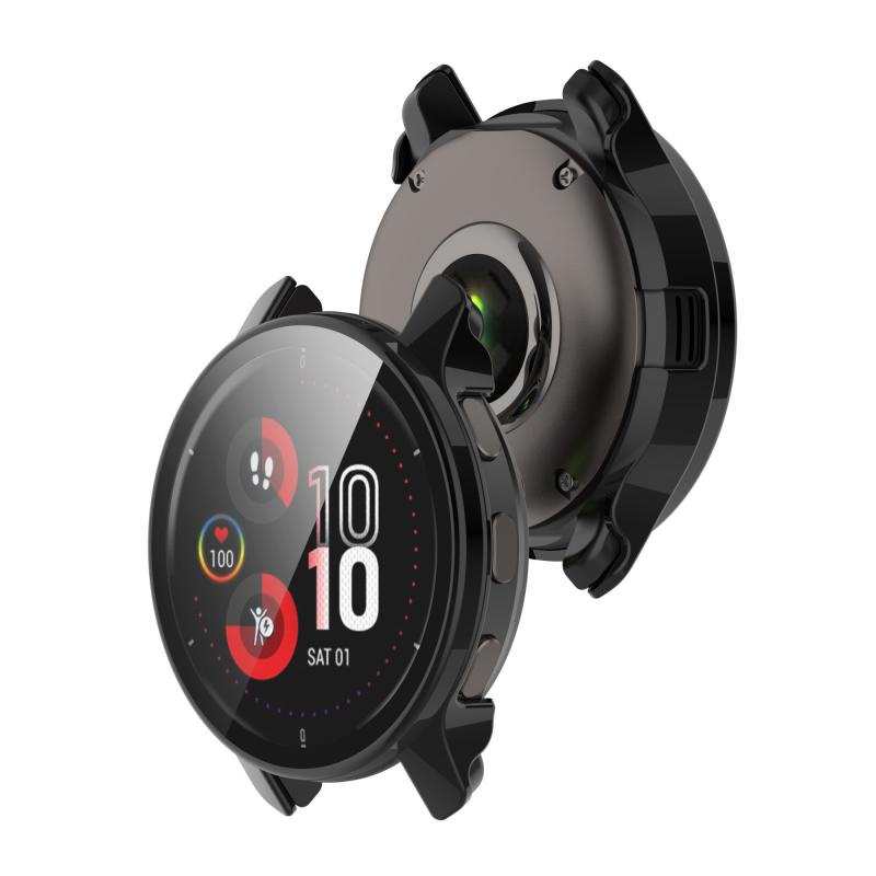 Vỏ PC + Kính Cường Lực Bảo Vệ Màn Hình Đồng Hồ Garmin Venu 2 / 2S 40mm 45mm Venu2 Plus