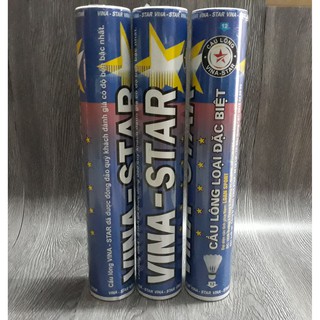 Cầu lông Vinastar hàng chính hãng - ống 12 trái