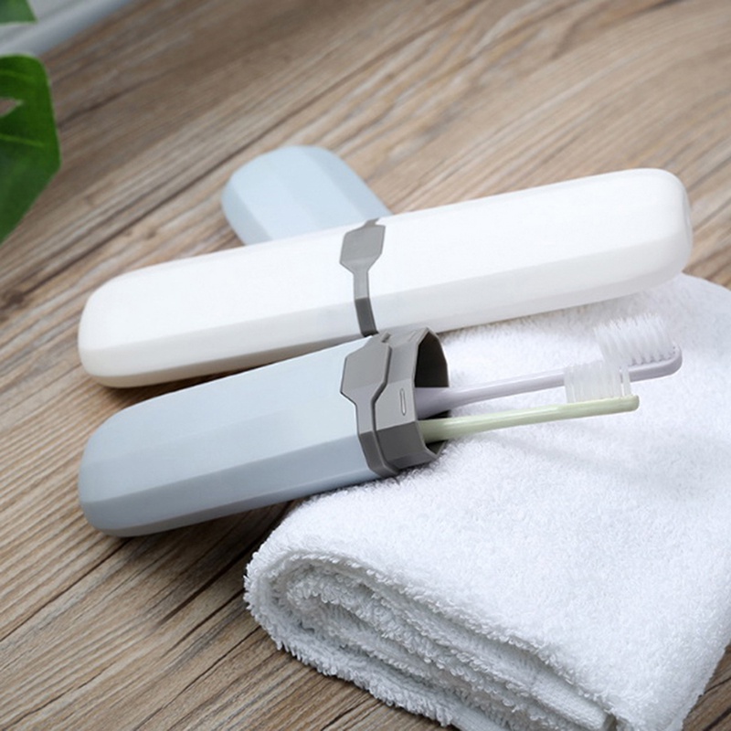 Hộp Đựng Bàn Chải Đánh Răng 3 Ngăn Tiện Lợi Khi Đi Du Lịch